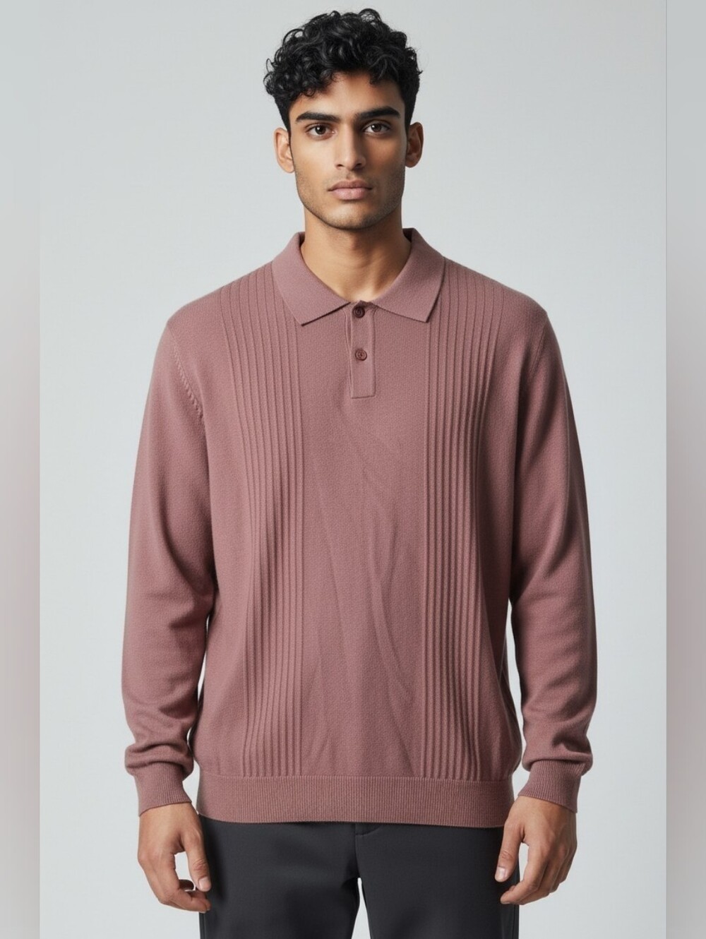 New Goodfellow & Co Men's Rose Polo Sweater In Berry Size XL